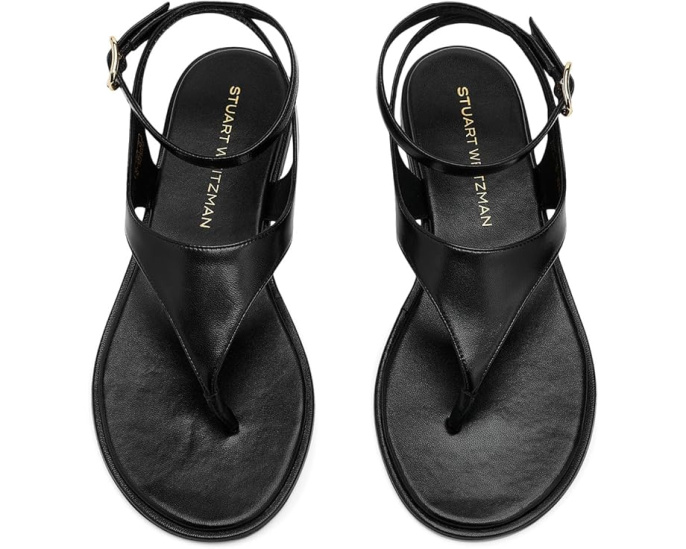 Сандалии Stuart Weitzman Marley с Т-образным ремнем и каблуком