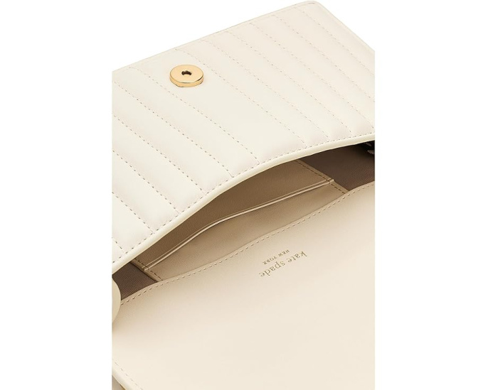 Мини-кроссбоди Deco Quilted Leather Mini Flap Chain с цепочкой от Kate Spade New York