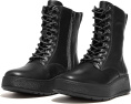 Ботильоны FitFlop F-Mode на шнуровке и платформе из кожи