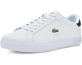 Кроссовки Lacoste Powercourt из кожи с вышитым крокодилом