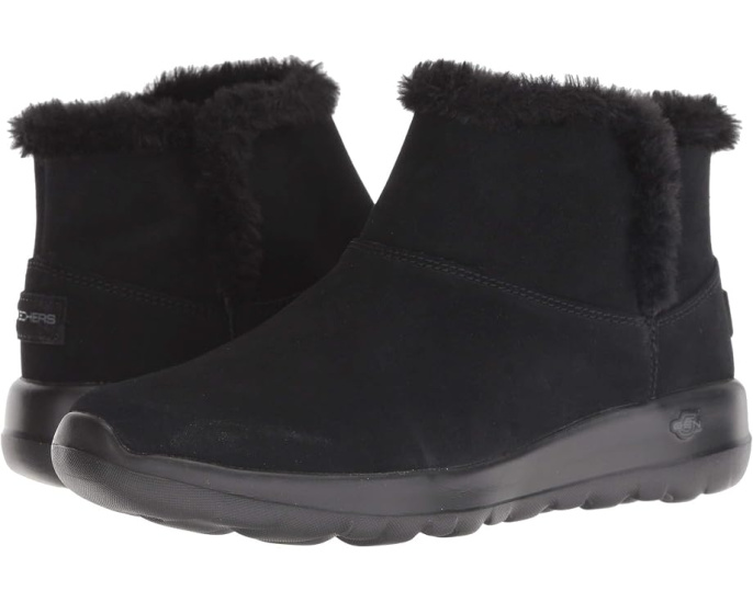 Сапоги SKECHERS Performance On-The-Go Joy Bundle Up с отделкой из искусственного меха