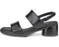 ECCO Босоножки Sculpted 35 Luxe Strap с открытым носком и каблуком-столбиком черные