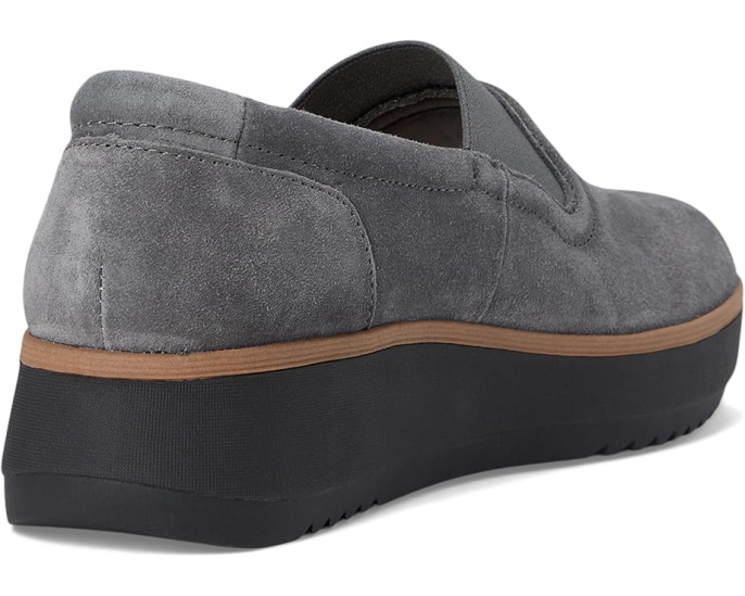 Clarks Zylah Sky балетки на платформе с текстильным верхом