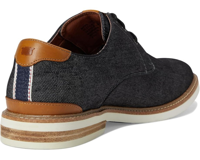 Оксфорды Florsheim Highland Canvas Plain Toe из холста с кожаными вставками