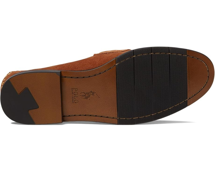 Лоферы Polo Ralph Lauren Alston Penny из кожи с ремешком