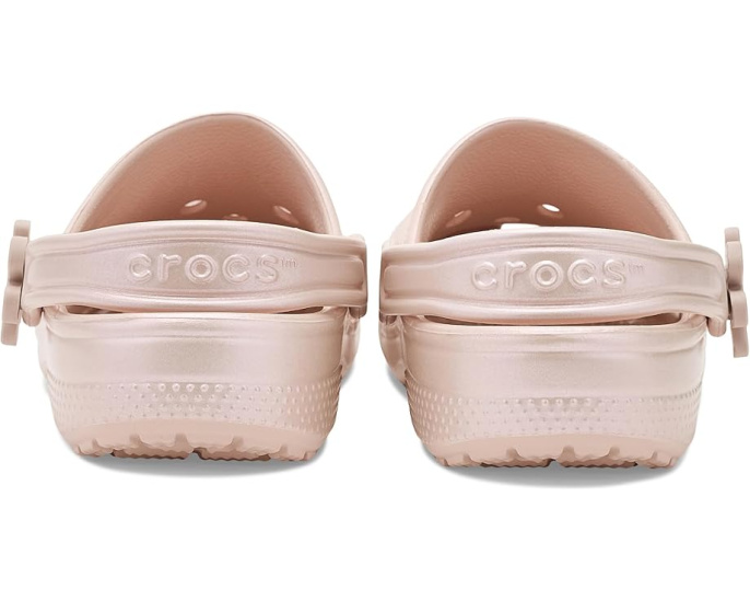 Кроксы Crocs Kids Classic Pearl Shine Clogs с материалом Croslite