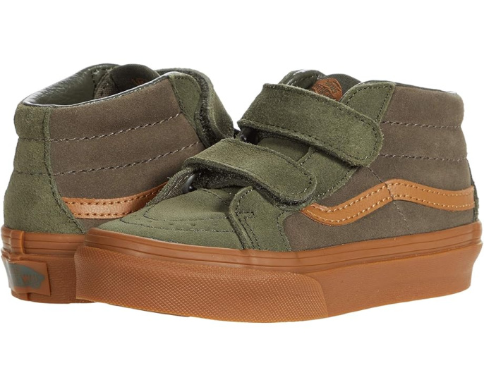 Кроссовки Vans Sk8-Mid Reissue V для детей с двойной липучкой