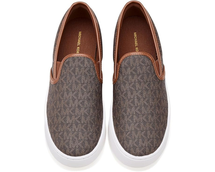 MICHAEL Michael Kors Слипоны Dottie Slip-On на платформе с фирменным принтом