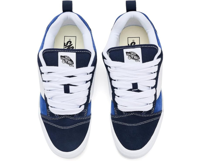 Кроссовки Vans Knu Skool в ретро стиле с объемным язычком
