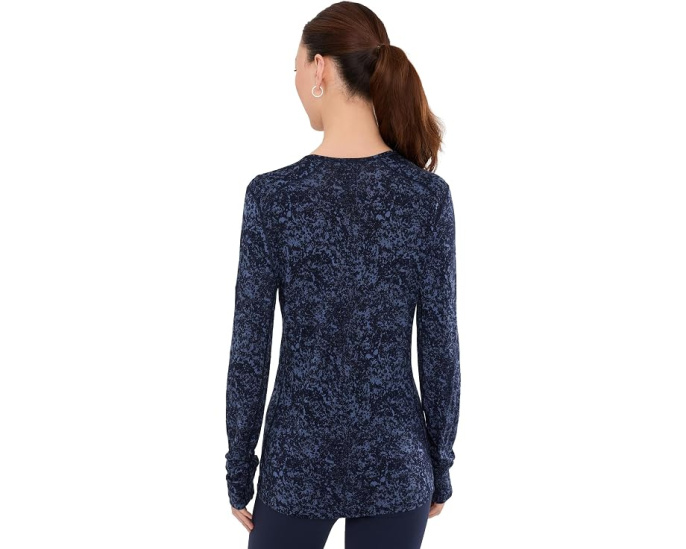 Icebreaker Merino 200 Oasis термолонгслив с узором Moss Bloom