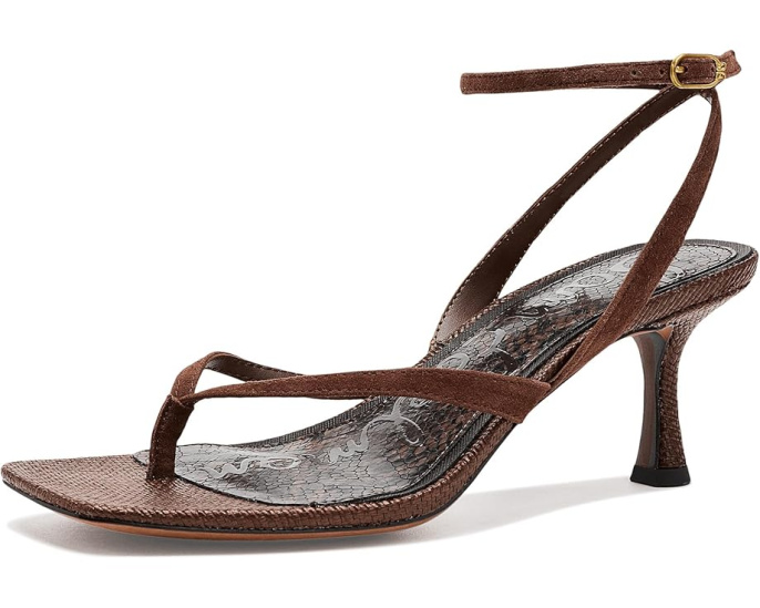 Сандалии Sam Edelman Pax на тонком каблуке с ремешком на щиколотке