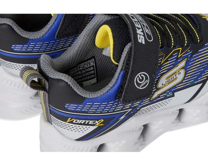Детские кроссовки SKECHERS KIDS Vortex 2.0 Veltrox со светящейся подошвой