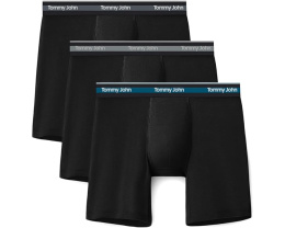 Tommy John Comfort Micro 6 дюймов (15.24 см) боксеры 3 шт с четырехсторонним растяжением