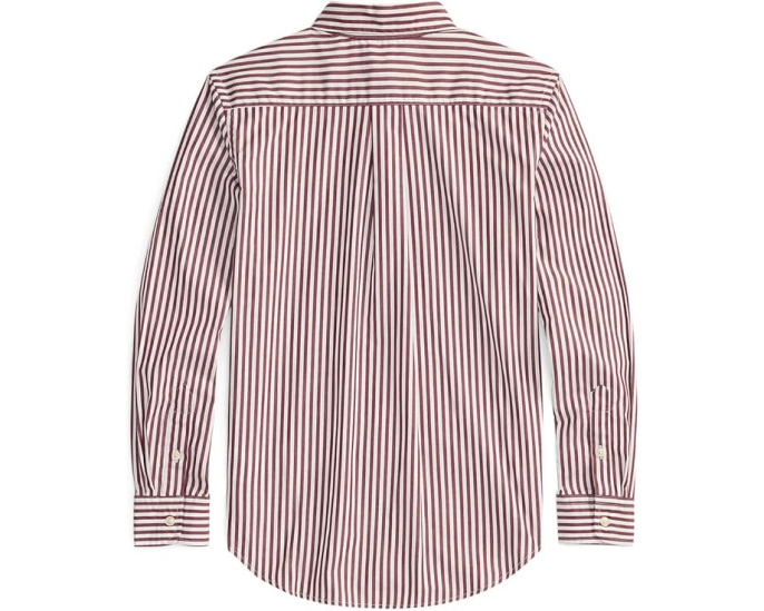 Детская рубашка Polo Ralph Lauren из хлопкового поплина в полоску