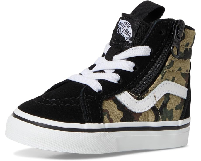 Детские высокие кроссовки Vans Sk8-Hi Reissue Side Zip на молнии