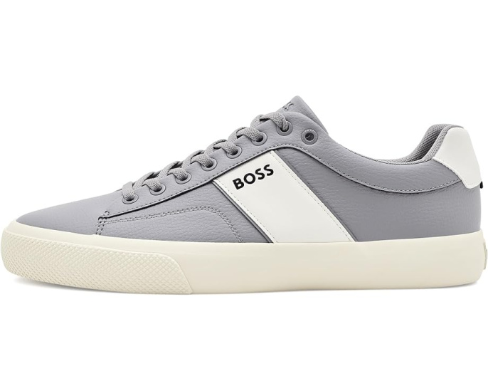 Кеды Aiden Logo Block из кожи от BOSS
