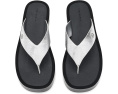 Кожаные шлепанцы Leather Platform Flip Flop от Tory Burch на платформе
