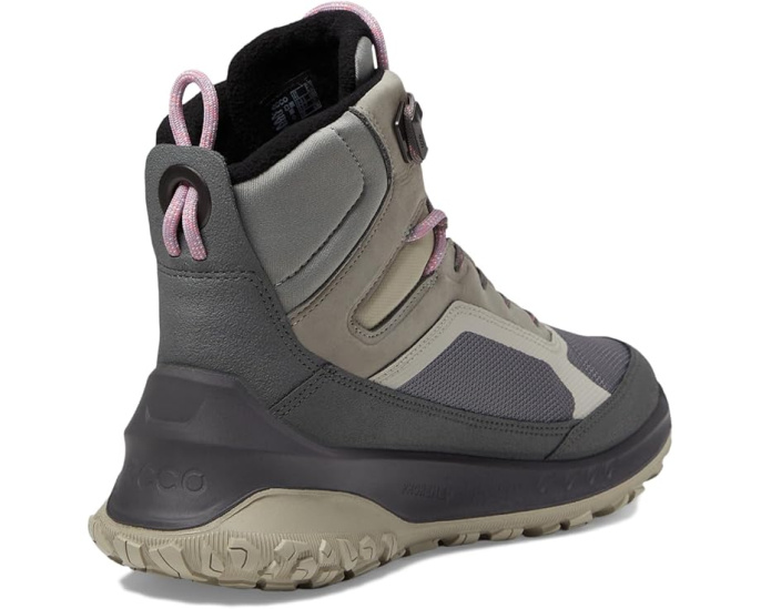 ECCO непромокаемые утепленные ботинки Ultra Terrain Mid Warm для холодной погоды стальные