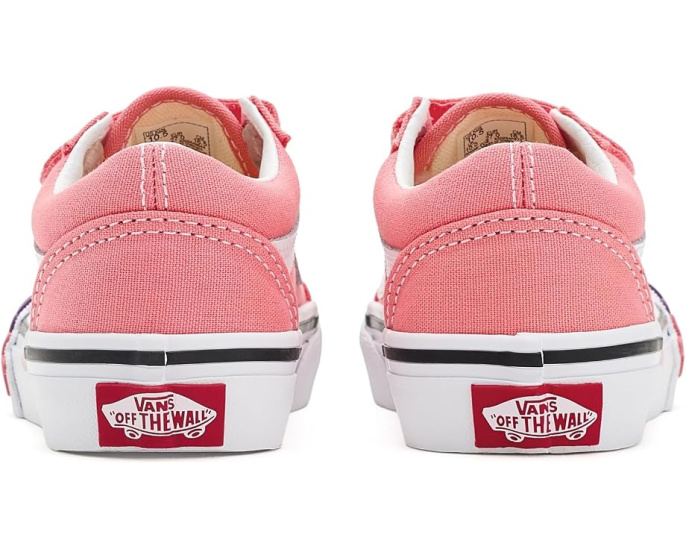 Кроссовки детские Vans Old Skool V Flower с цветочным принтом