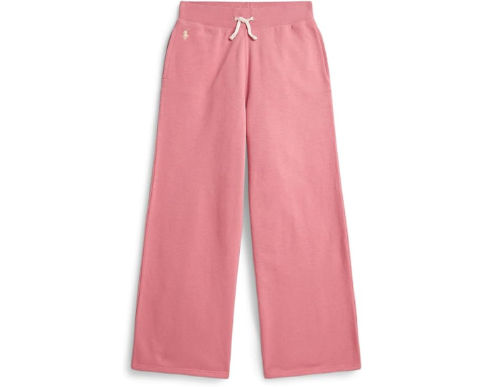 Детские спортивные брюки Polo Ralph Lauren Kids French Terry с широкими штанинами