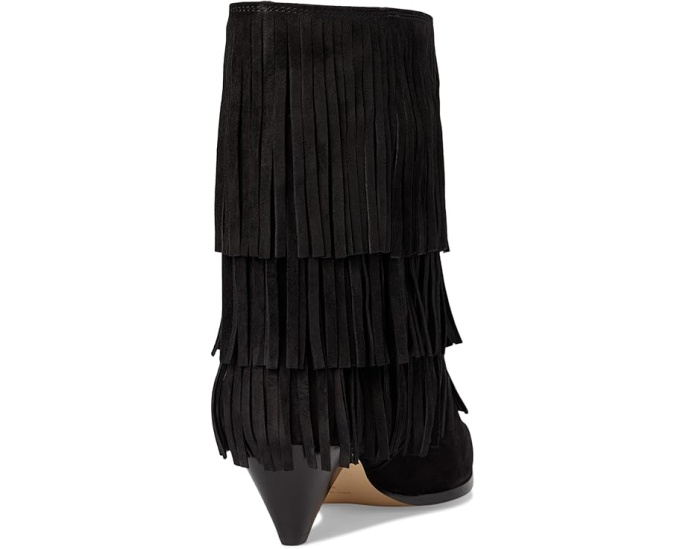 Ботильоны Jayla Heeled Bootie от MICHAEL Michael Kors с бахромой и конусным каблуком