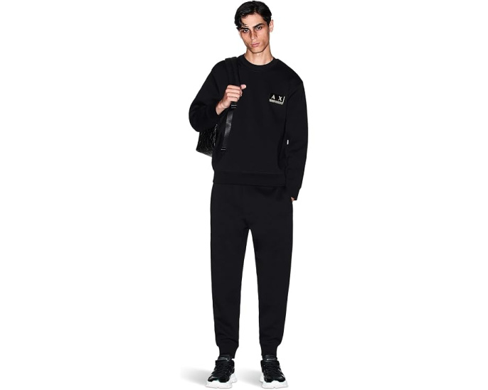 Свитшот Armani Exchange с золотыми деталями