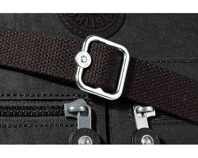 Сумка кроссбоди New Angie от Kipling с регулируемым ремнем и плоским дном