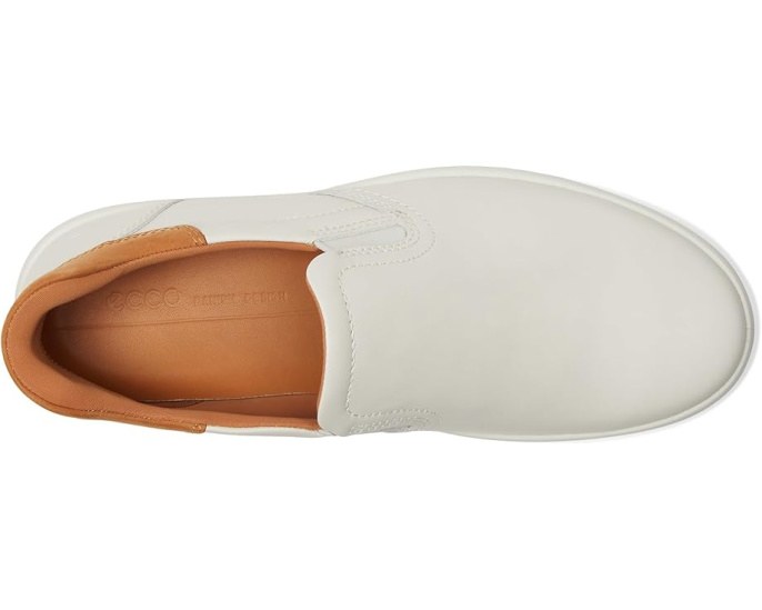 Кроссовки ECCO Soft 7 Easy Slip On с кожаным верхом и эластичными вставками