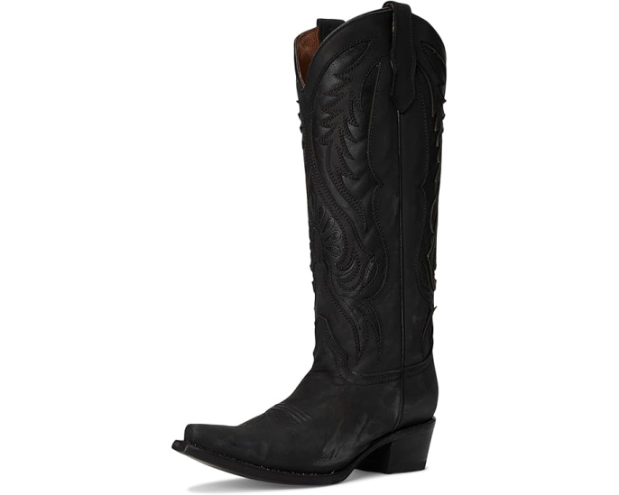 Corral Boots L6073 кожаные сапоги до колена с вышивкой