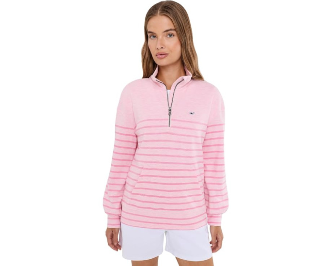 Свитшот Quarter Zip с четвертью молнией Vineyard Vines