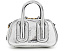 Babe Mini Top-Handle In Metallic Leather