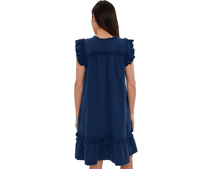 Платье Petite Flutter Sleeve Ruffled от Liverpool Los Angeles с воланами