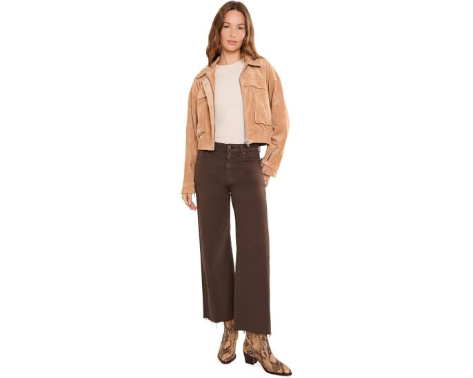 Джинсы Saige Wide Leg Crop AG Jeans