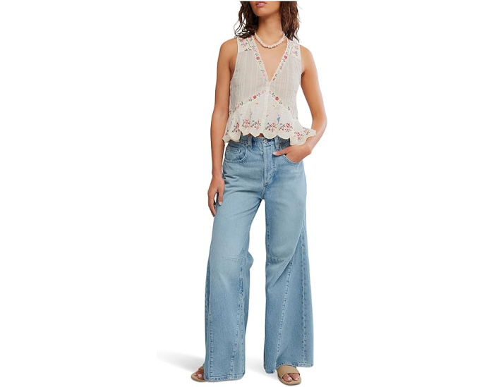 Блуза Free People Ellis с вышивкой