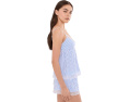 Eberjey Isla Cami Short Pajama женская пижама с кружевом регата
