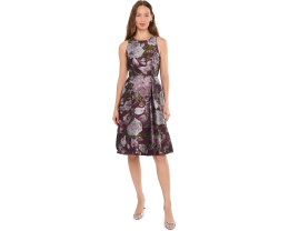 Платье Adrianna Papell мини с цветочным жаккардом