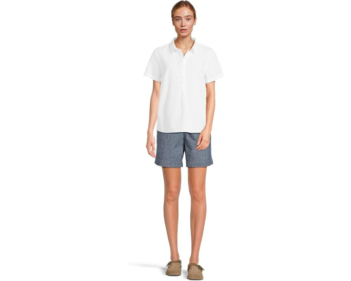 Шорты L.L.Bean Lakewashed Dock из хлопка с полоской
