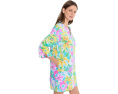 Lilly Pulitzer Льняное платье-туника Annadetta с цветочным принтом