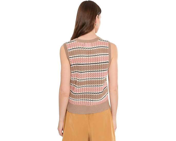 Varley топ Deeley Stripe Stitch Tank с горизонтальной полоской