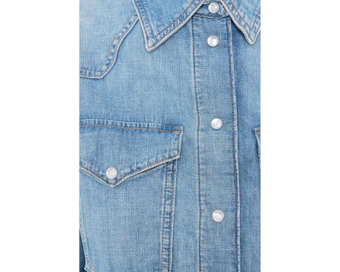 Madewell рубашка Denim Oversized Western женская