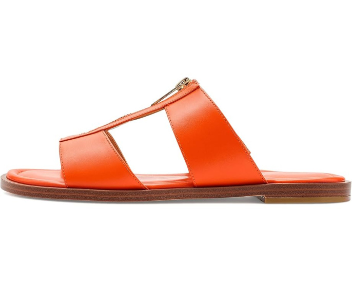Сандалии Berkley Flat от MICHAEL Michael Kors с молнией и открытым мысом