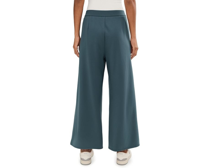 Широкие брюки с манжетами из легкого полотна Ponte Eileen Fisher