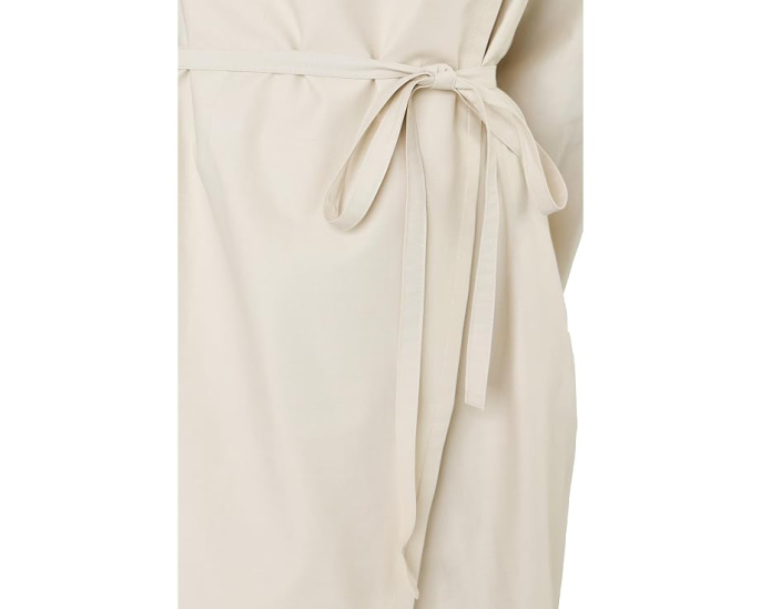 Пальто Eileen Fisher Light Cotton Nylon с драпированным воротником