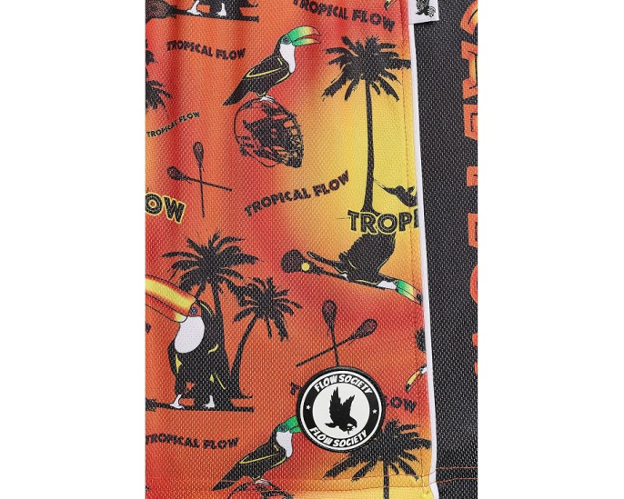 Шорты для лакросса Flow Society Tropical Flow с ярким принтом