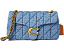 Сумка через плечо COACH Tabby Shoulder Bag 26 с квилтингом индиго