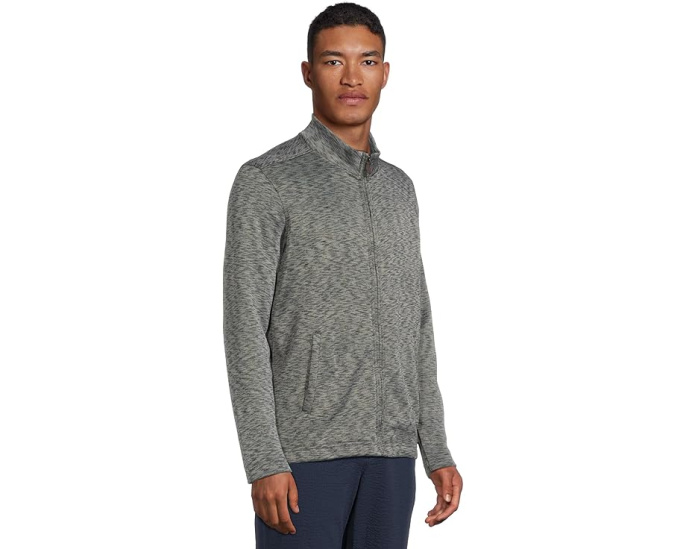 Куртка Johnston & Murphy Space Dye Full Zip на молнии с воротником стойкой