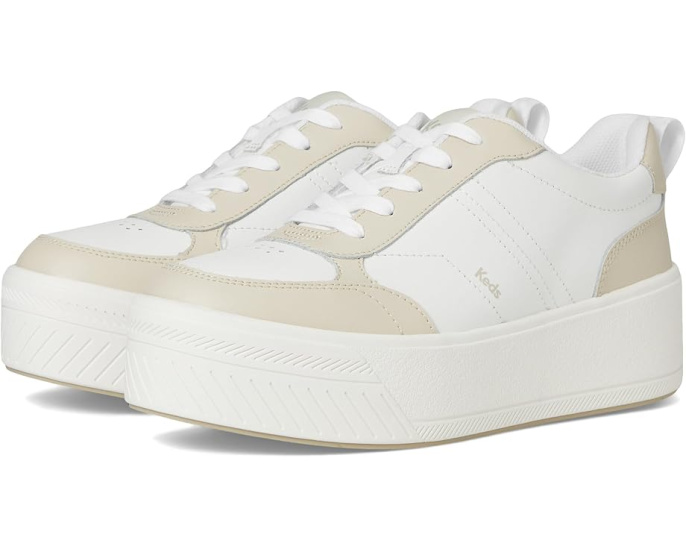 Кроссовки Keds Skyler II Lace-Up на платформе 3.81 см с перфорацией и кожанным верхом
