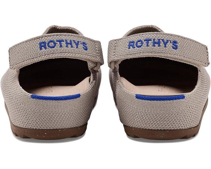 Детские сабо Rothy's Kids Clogs с рисунком ромашки на регулируемом ремешке