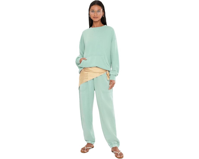 Свитшот Free People Slow It Down Oversized с капюшоном