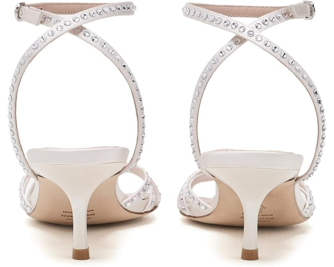 Босоножки Stuart Weitzman Carlyle Sandals 50 с кристаллами